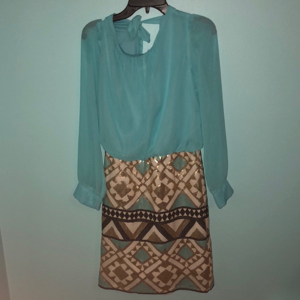 Pretty Long Sleeve Dress
